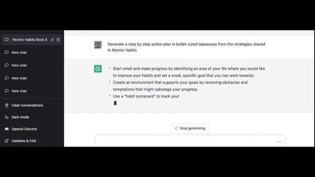 How to use Chat GPT to generate book summaries + action plans смотреть онлайн