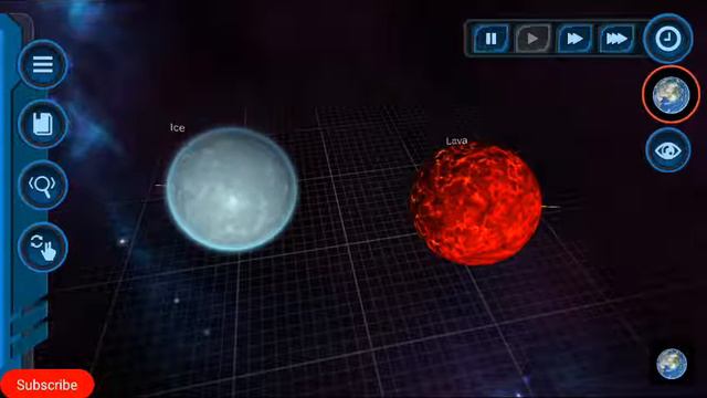 Ice Planet vs Lava Planet to Collision -- Pocket Universe смотреть онлайн