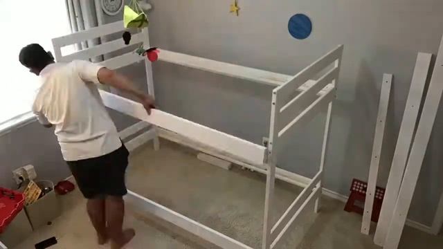 Assembling IKEA’s Mydal Bunkbed