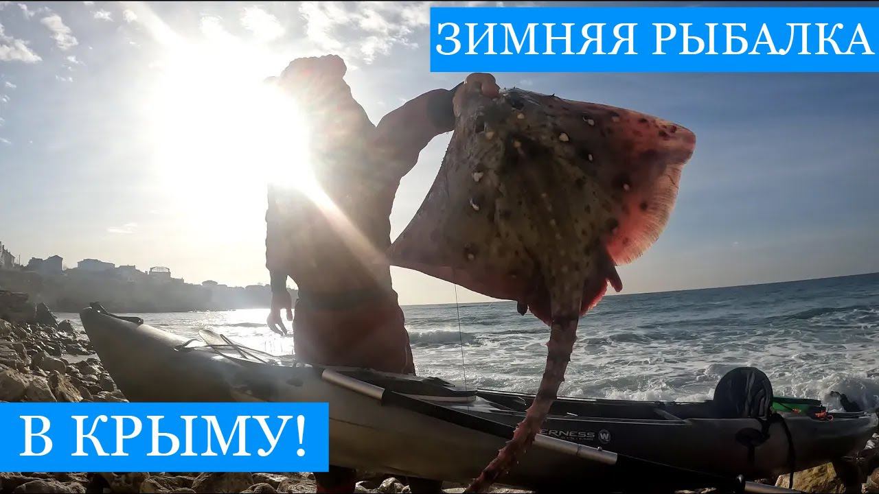 Зимняя рыбалка в СЕВАСТОПОЛЕ! Таинственная находка на диком пляже, атака дельфинов и шипастый ужин) смотреть онлайн