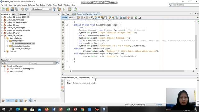 Ch #8: OOP Try...Catch; Exception Handlling-Netbeans 8 смотреть онлайн