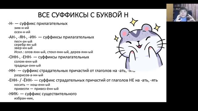 ОГЭ. Задание 5. Занятие 13. Н и НН смотреть онлайн
