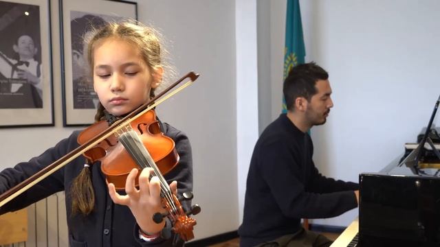 Иоганн Себастьян Бах, Марш. Ариана Азирбаева, 9 лет. смотреть онлайн