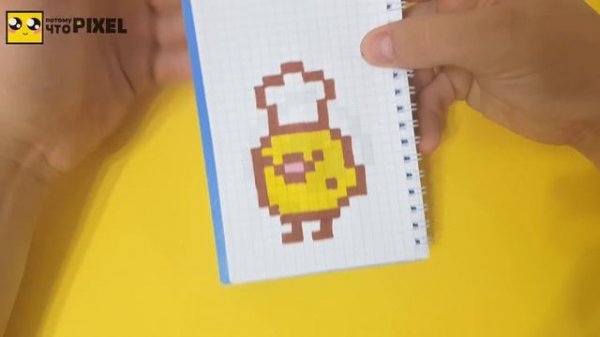 МОИ МИНИ РИСУНКИ ПО КЛЕТОЧКАМ ИЗ МАЛЕНЬКОГО БЛОКНОТИКА! my collection MINI PIXEL ART