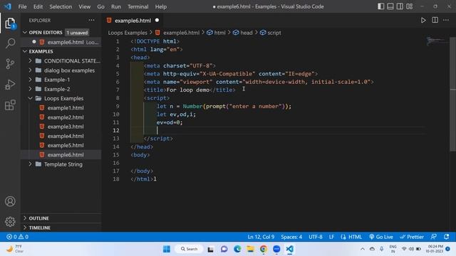 loops in JavaScript | For, While & Do while Loops in JavaScript | Part - 3 смотреть онлайн