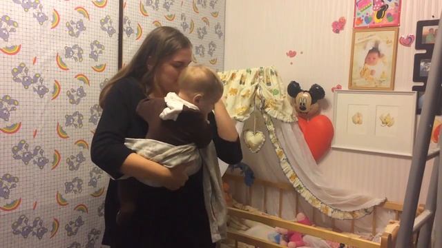 Слинг с кольцами "Чудо Чадо" Вертикально спереди, инструкция смотреть онлайн