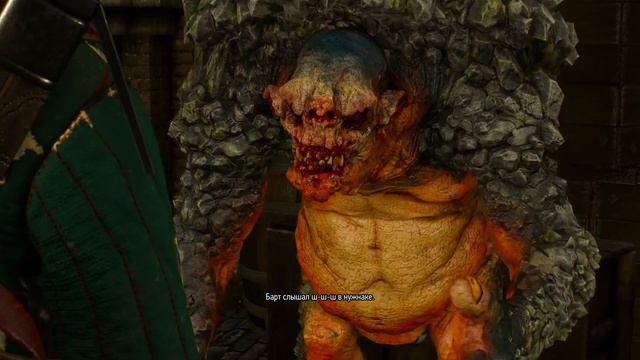 Witcher III Разговор с троллем Бартом смотреть онлайн