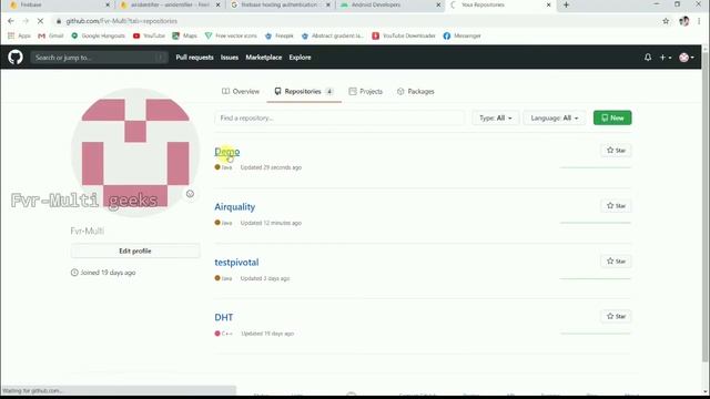How to push Android studio project into GitHub from Android studio смотреть онлайн
