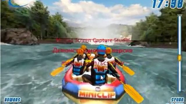 Спуск на лодке по горной реке (White Water Rafting) смотреть онлайн