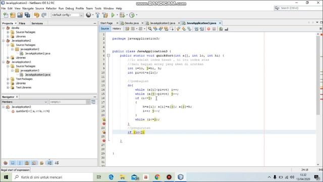 Algoritma Sorting : Quick Sort Pada Java смотреть онлайн