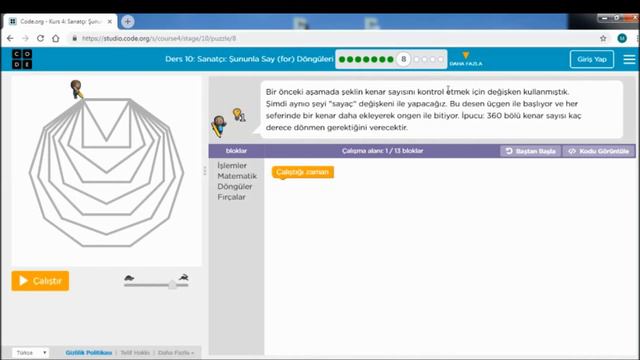 CODE.ORG KURS 4 DERS 10 CEVAPLARI смотреть онлайн