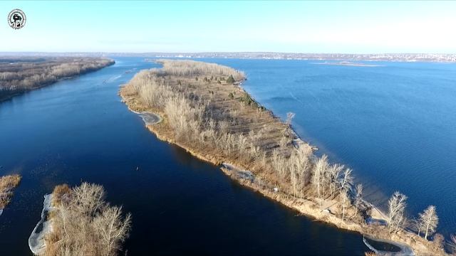 Остров Карбовый. Осень. Самарская область с. Переволоки. смотреть онлайн