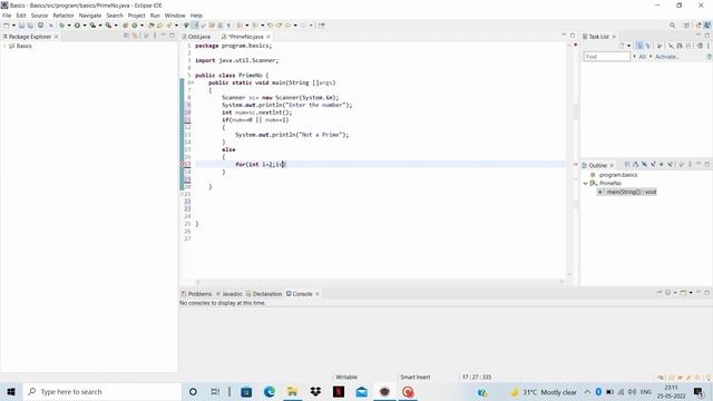 Prime number program in java смотреть онлайн