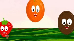 Ten Little Fruits Jumping On The Bed Nursery Rhymes & Baby Songs