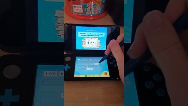 Me playing Junior brain trainer. смотреть онлайн