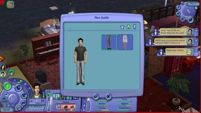 Awkward First Dates + Alder's Dreams and Debts || Sims 2 Pleasantview #2 смотреть онлайн