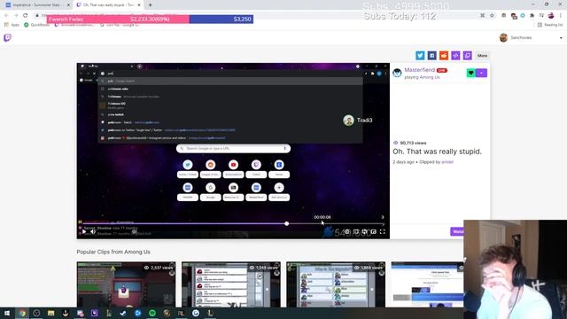Sanchovies reacts to MasterFiend browser history leak (IndieFoxx NSFW / Pokimane Cake) смотреть онлайн