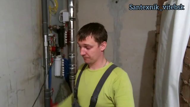 Перенос стаяка ГВС и полотенцесушителя, мой не удачный опыт! смотреть онлайн