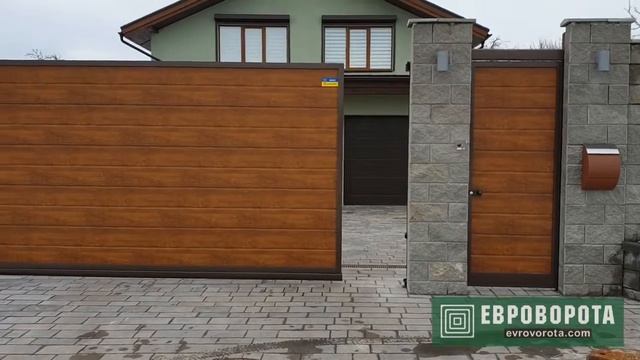 Ворота из сэндвич панелей смотреть онлайн