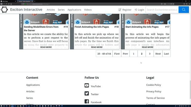 Generating The Offset Pagination Urls #29 - Asp.Net Core 2 смотреть онлайн