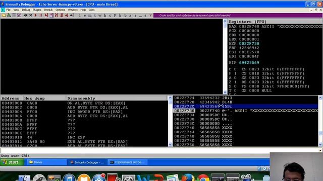 012 exploiting echo server v3 part 1 смотреть онлайн