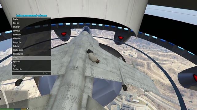 GTA 5 Моды: Летаем на НЛО(БЕЗУМНЫЙ ТРАНСПОРТ!) смотреть онлайн