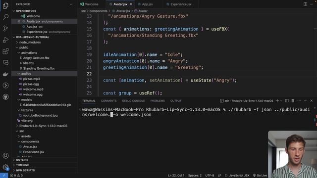 Lip Sync - React Three Fiber Tutorial