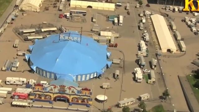 Circus Krone TV - Luftaufnahmen Krone in Freiburg смотреть онлайн