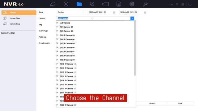 How to Search Event File on NVR GUI 4.0 смотреть онлайн