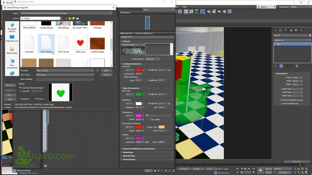 Лакировка 3ds max Покрытие Coating Clearcoat TGA PNG Physical Material Курс ❤️ Урок 82 смотреть онлайн