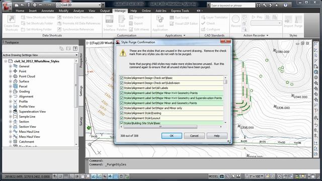 AutoCAD Civil 3D 2012 - Styles Management смотреть онлайн