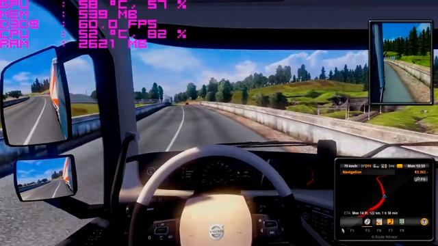 Euro Truck Simulator 2 | HD 7870 GHz + I3 6100