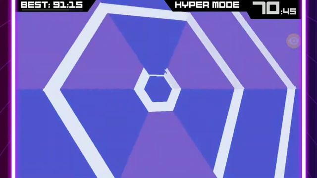 Самый сложный уровень ♧》SUPER HEXAGON смотреть онлайн