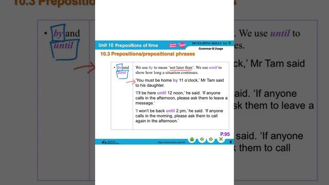 S5 Prepositions of Time (Unit 10) смотреть онлайн