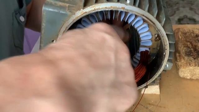 Перемотка электродвигателя 1500 об/мин. #электродвигатель# смотреть онлайн