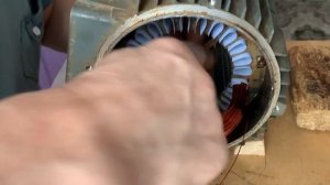 Перемотка электродвигателя 1500 об/мин.   #электродвигатель#