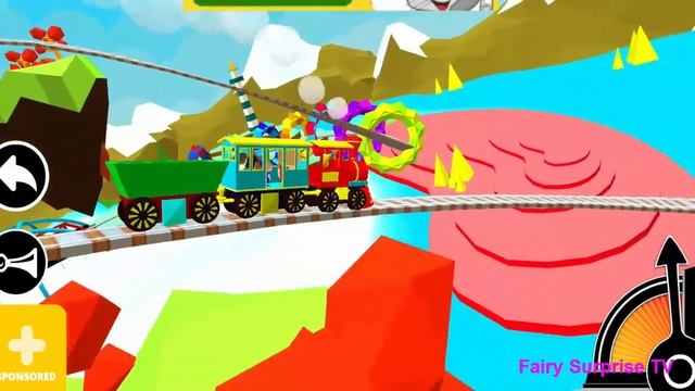 Timpy Train 3D Toy - in Space - in Fantasy Land - Train Game For Kids - Educational Children смотреть онлайн