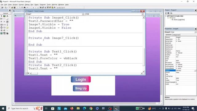 How to HIDE & SHOW Password in VB 6.0 | Login form coding in vb #css #html #java #vb.net смотреть онлайн