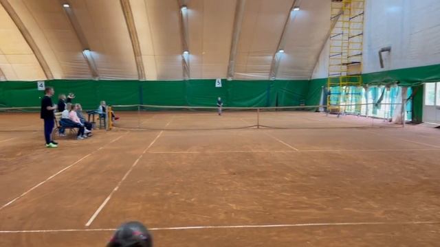 Большой теннис дети Киев Зеленый мяч Кувшинова Come on Елена 7 лет Успешные розыгрыши теннис смотреть онлайн