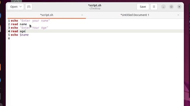How to take input from user in Bash смотреть онлайн
