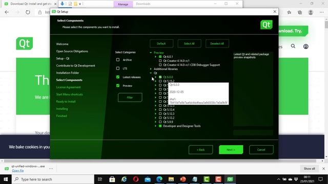 Qt 6 Installation on Windows 10 смотреть онлайн