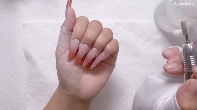 [ENG/SUB] 색깔이 변하는 폴리젤연장 셀프네일♥️ 실패하지 않는 연장 꿀팁!!?? 쉬운 듀얼팁 연장 смотреть онлайн