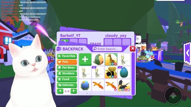 ЧТО ДАЮТ ЗА НЕОН ЖИРАФА В АДОПТ МИ - Roblox Adopt Me! смотреть онлайн