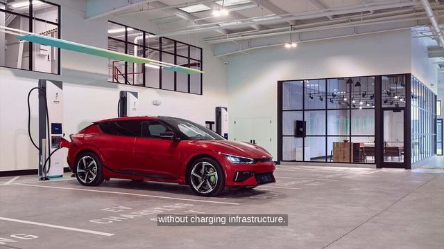 First Indoor Charging Station with 20 Hyper-Fast Stalls by Electrify America смотреть онлайн