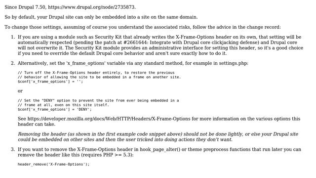Drupal: How to enable Drupal site to be in an iframe? (4 Solutions!!) смотреть онлайн