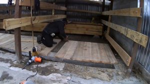 навес (летник, стойло для коров) своими руками (часть 10)