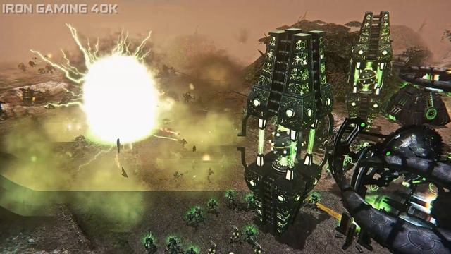 NEW NECRON TITANS: Æonic Orbs vs Orks! - Unification Mod v6.9 | Warhammer 40K Dawn of War Soulstorm смотреть онлайн