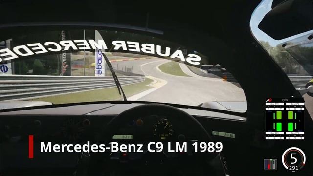 Which LE MANS LEGEND is faster through Eau Rouge ?? | Asseto Corsa Challenge @ Spa-Francorchamps смотреть онлайн