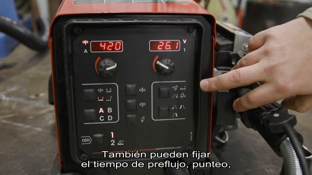 Flextec 350x-Soldando Alambre MIG