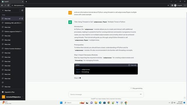 Python using threads to call subprocess Popen multiple times смотреть онлайн